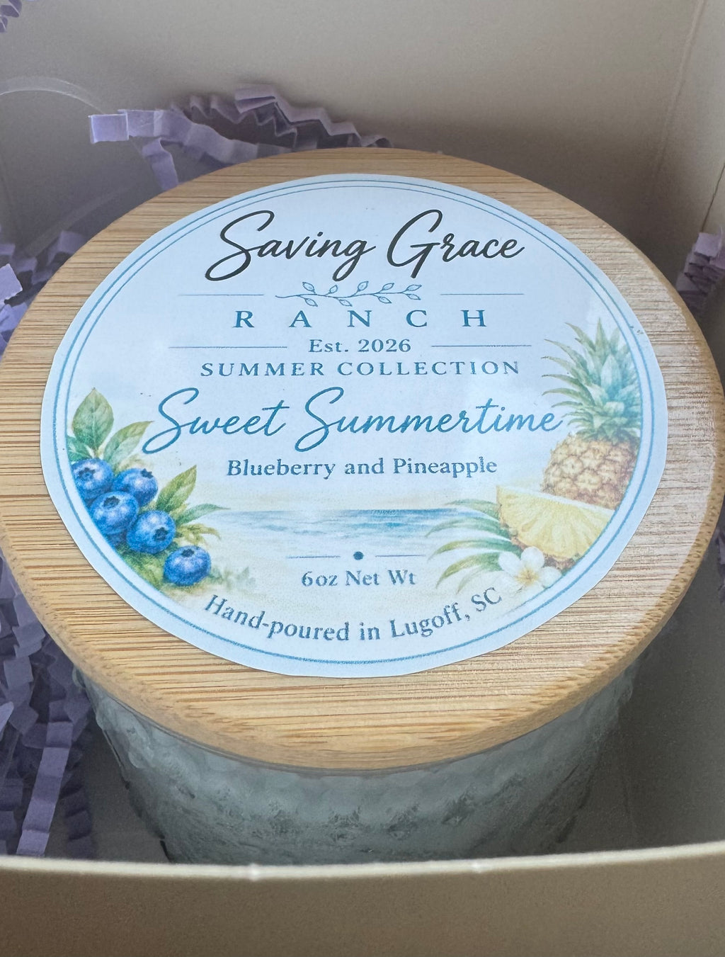 Sweet Summertime 7oz Soy Candle
