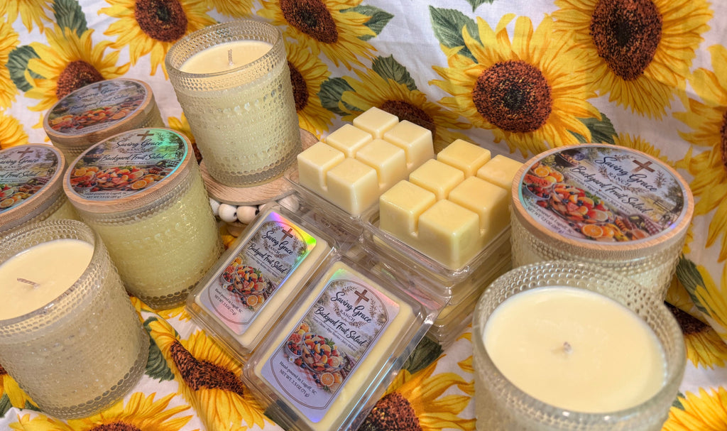 Backyard Fruit Salad 8 oz Signature Candle (FREE WAX MELT)