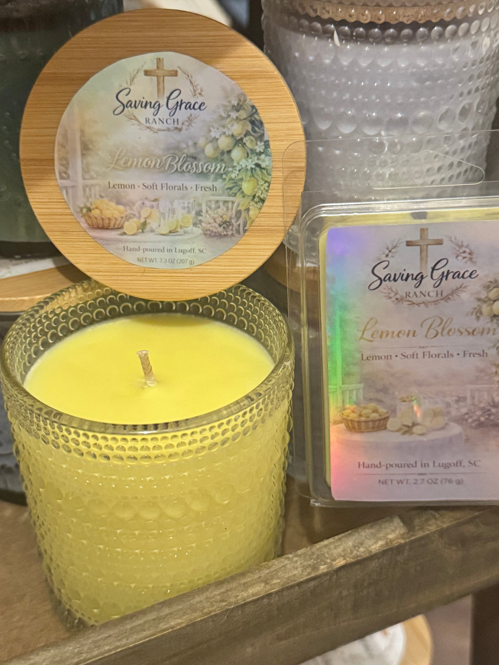 Lemon Blossom 8 oz Signature Candle (FREE WAX MELT)