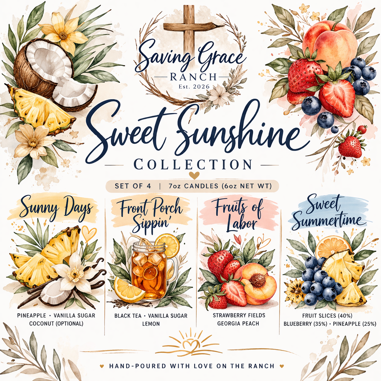 PRE-ORDER!! Sweet Sunshine Collection - Summer 2026