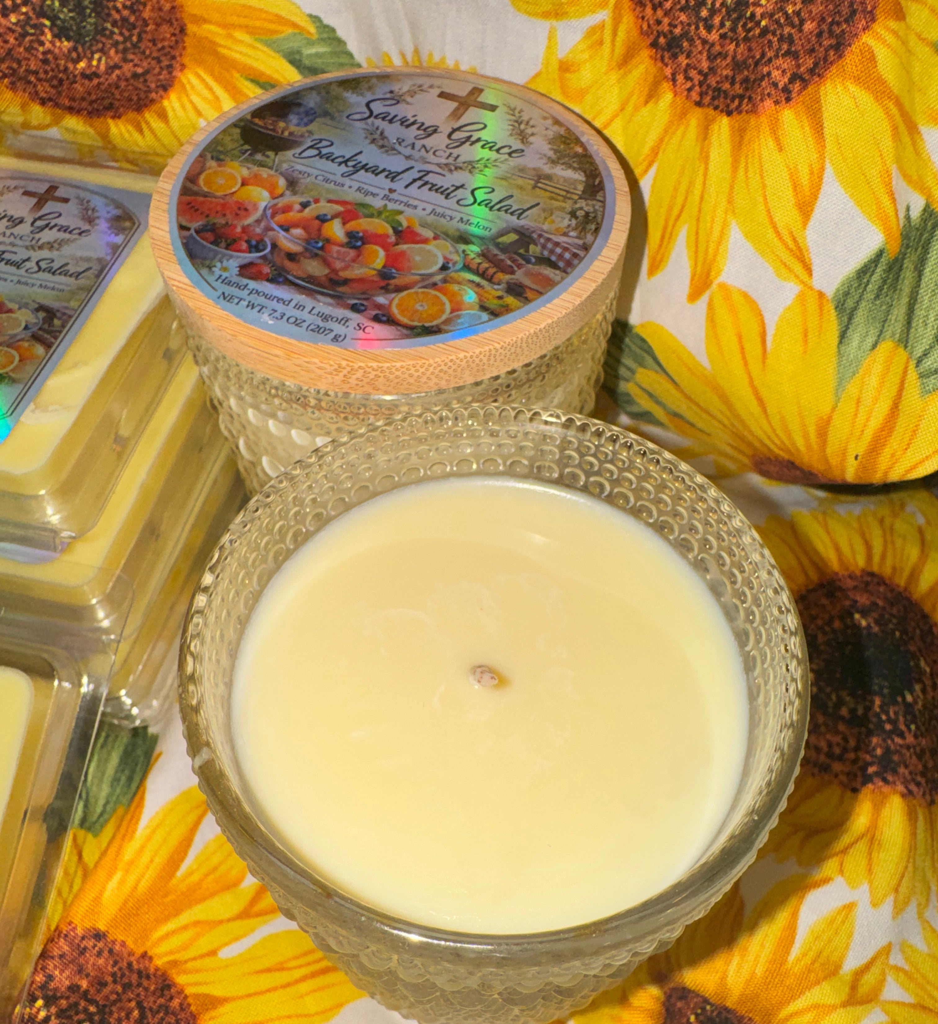 Backyard Fruit Salad 8 oz Signature Candle (FREE WAX MELT)