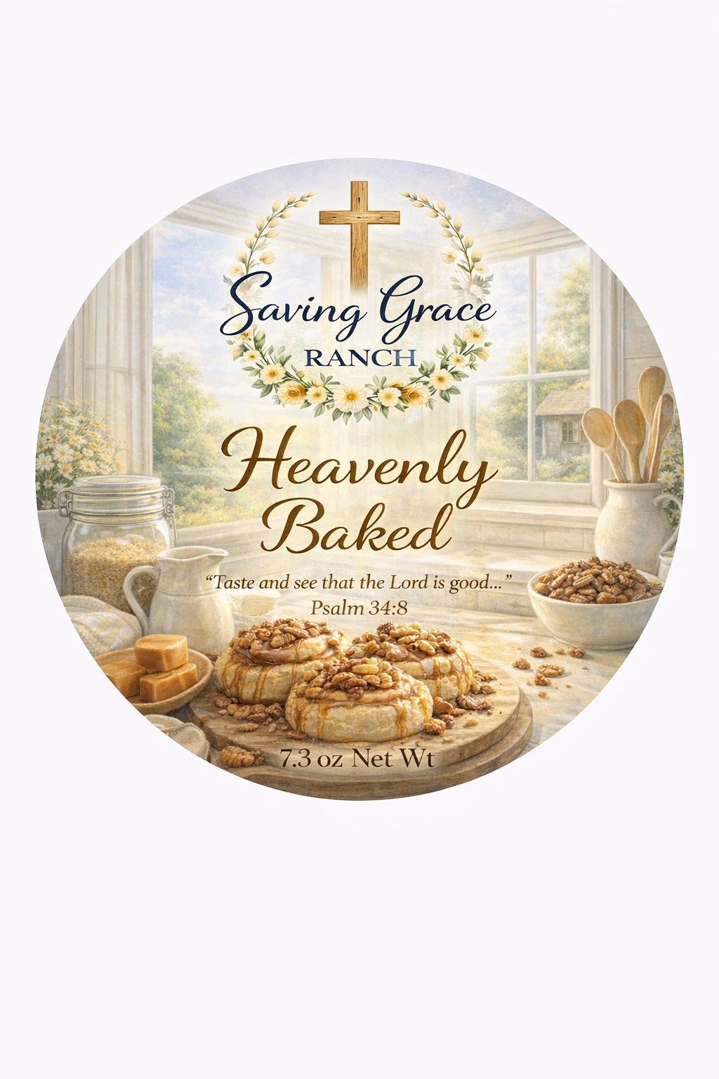 Heavenly Baked 8 oz Signature Candle (FREE WAX MELT)