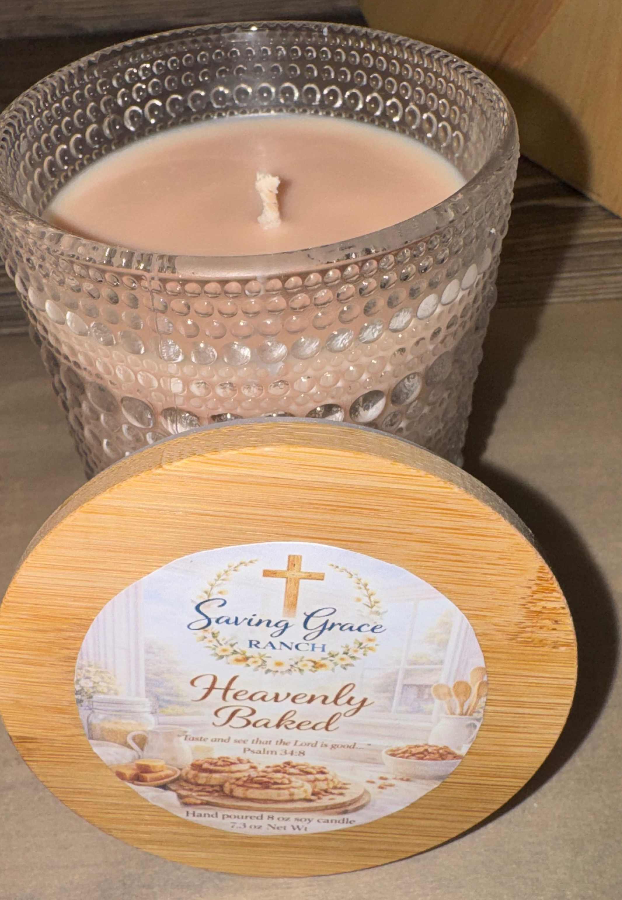 Heavenly Baked 8 oz Signature Candle (FREE WAX MELT)
