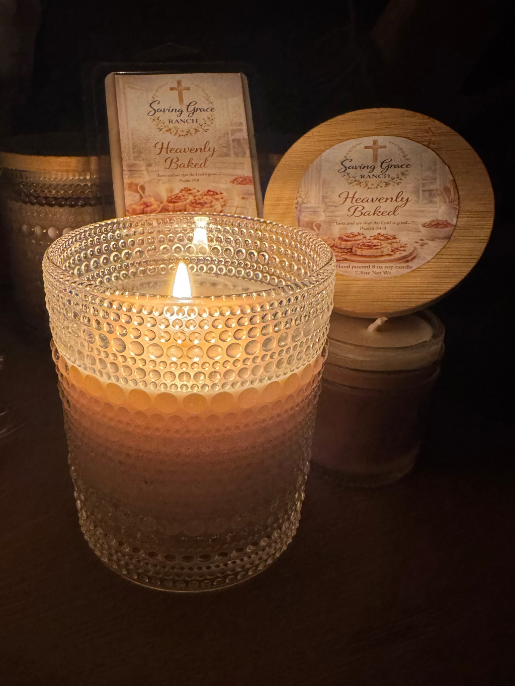 Heavenly Baked 8 oz Signature Candle (FREE WAX MELT)